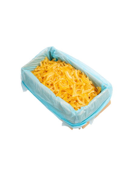 Discover our organic lemon peel strips in 4 kg - Maison du Fruit Confit