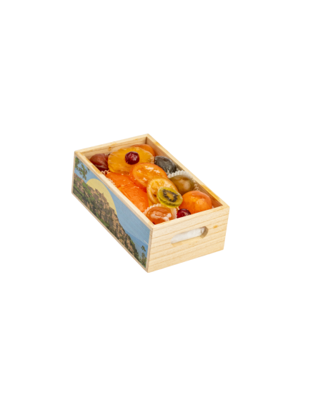 Découvrez notre  Vannerie de 400g, Emballée avec Amour et des Fruits Confits de Qualité