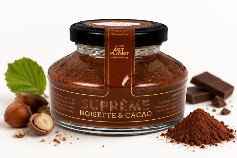Pâte à tartiner - Suprême de noisettes et cacao BIO