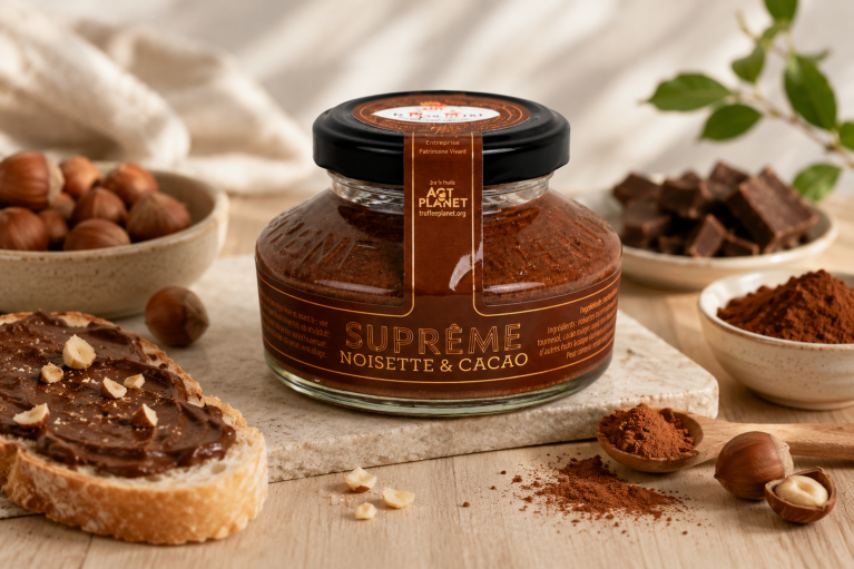 Pâte à tartiner - Suprême de noisettes et cacao BIO