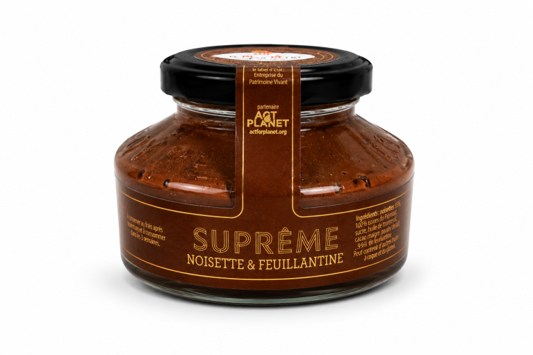 hazelnut and feuillantine supreme  220g