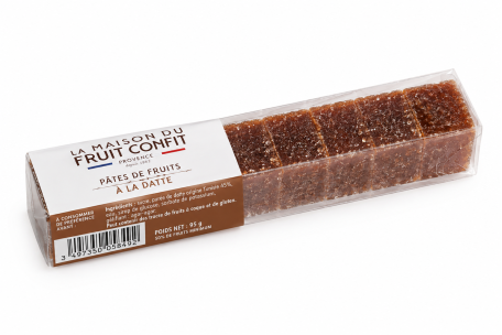 Pâtes de fruits à la datte 95 g | Maison du Fruit Confit
