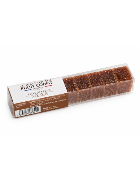 Pâtes de fruits à la datte 95 g | Maison du Fruit Confit