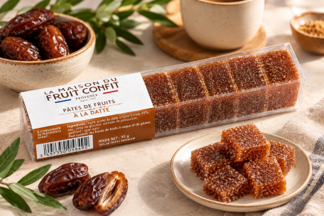 Pâtes de fruits à la datte 95 g | Maison du Fruit Confit 2