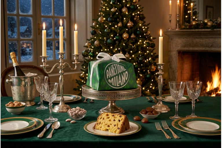 Milano Panettone 500 g with Natural Sourdough, Raisins and Candied Citrus Peels