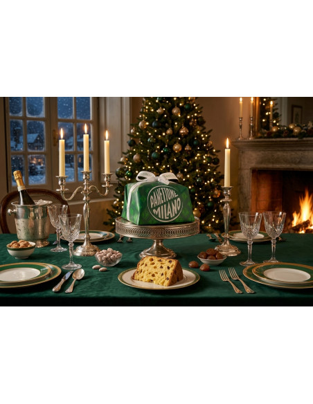Milano Panettone 500 g with Natural Sourdough, Raisins and Candied Citrus Peels