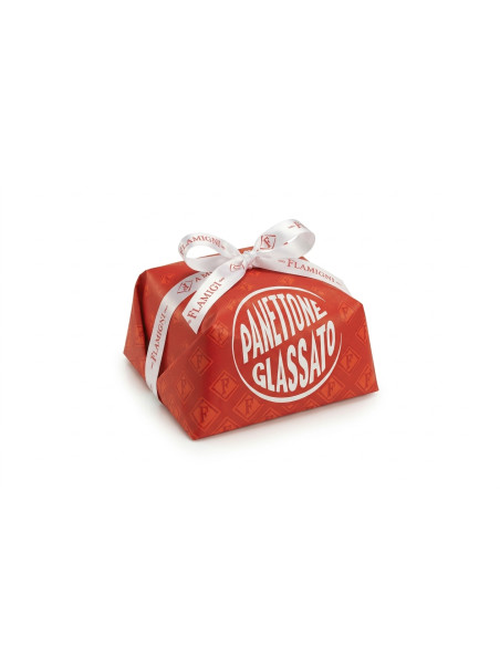 Panettone glacé 500 g au levain naturel, raisins secs et écorces d'orange confites