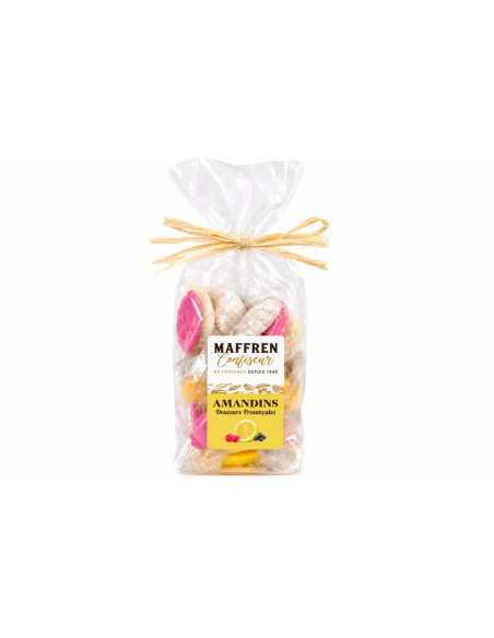 Amandins de Provence framboise, cassis, citron – sachet 100 g