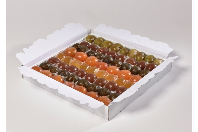 Assorted Tray of Candied and Glazed Fruits 2.5KG