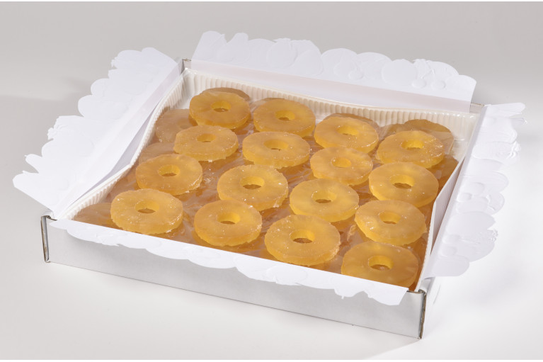 Iced Candied pineapple slices 2000 g