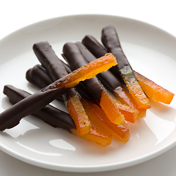 Orangettes au chocolat noir
